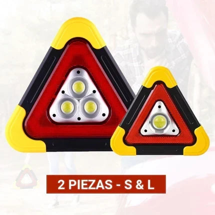 🚗Huge Sale - 50% Off 🆘3-in-1 Solar Emergency Roadside Warning Triangle✨