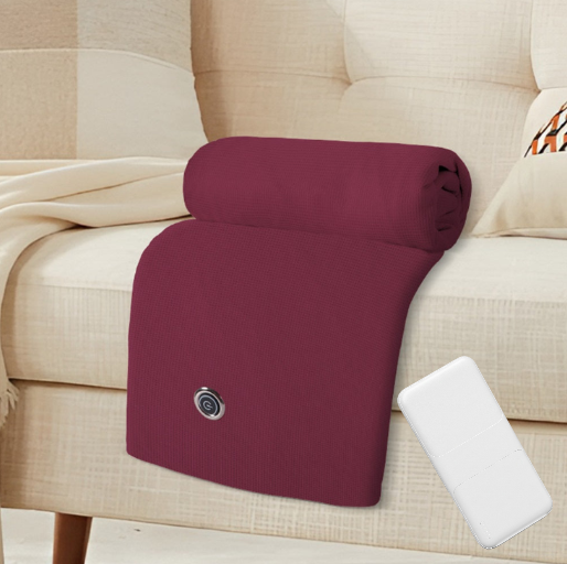 🔥CozyHug Portable Heated Shawl ✨Soft Zipper Wearable Electric Heating Blanket For All-Day Warmth