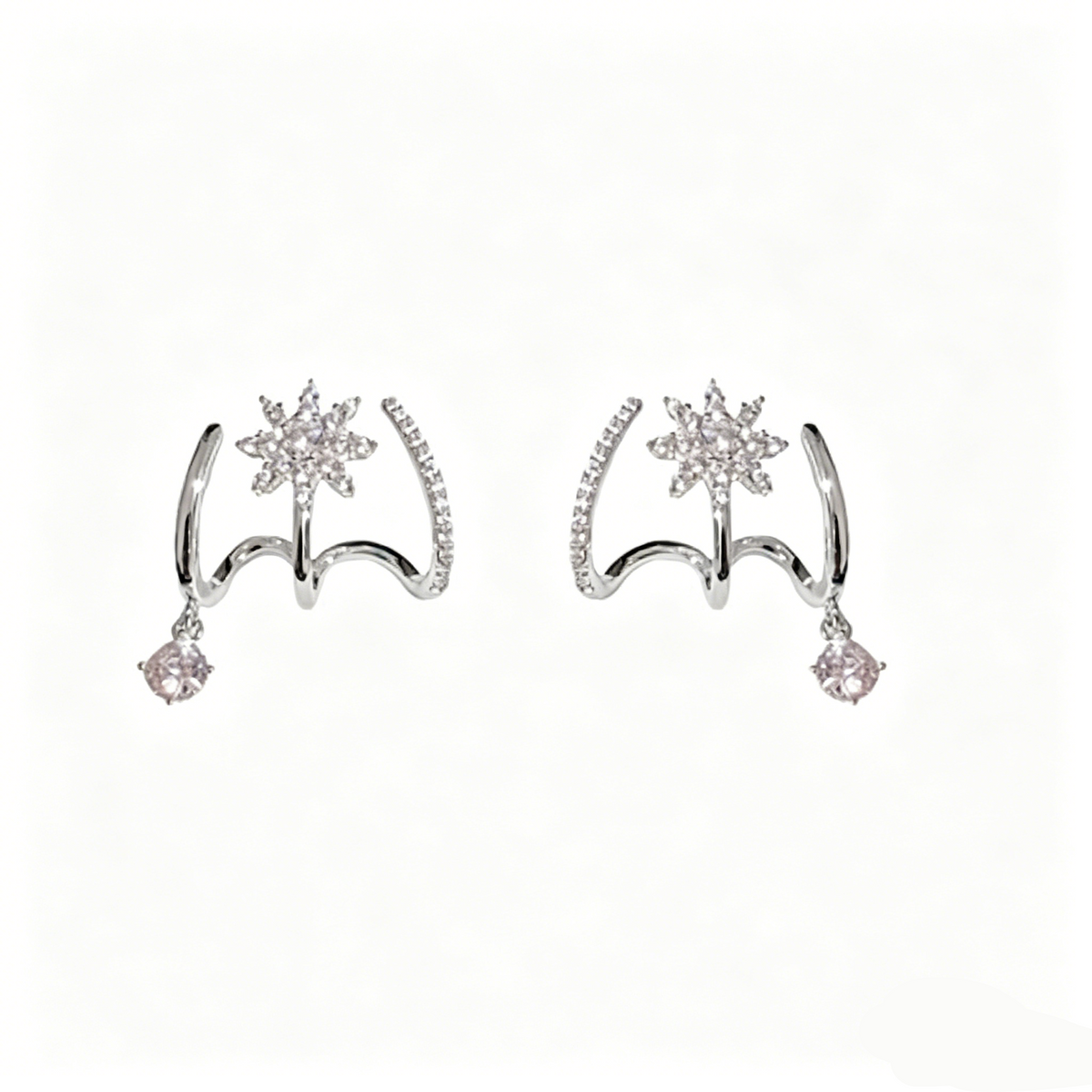 Upgraded version💎2026 NEW STYLE💎Sparkling Claw Earrings for Women,✅ Limited time offer – trendy earrings! Grab your pair before they're gone! 💎👂