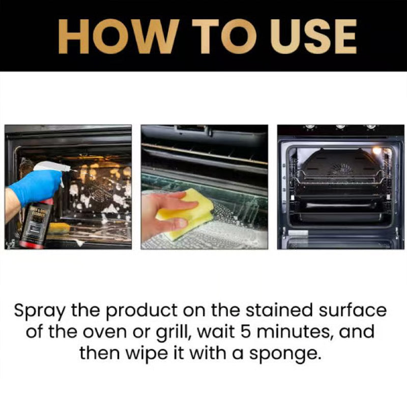 π§Ό 50% OFF β¨ Oven & Grill Cleaner Spray β Dissolves Grease in 5 Mins, No Scrubbing & Eliminates Odors π₯