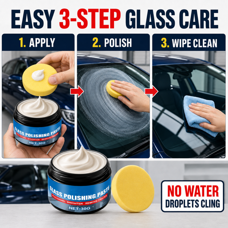 ๐ Car Glass Oil Film Remover โ Windshield Cleaner & Water-Repellent Care
