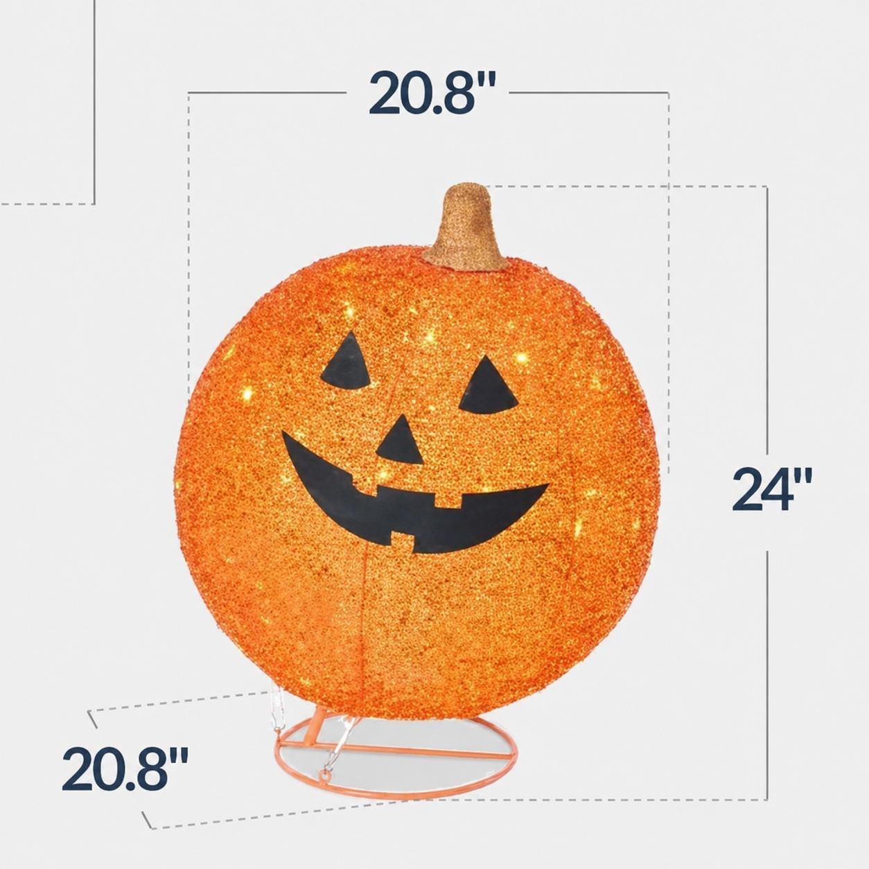 ?? 2-Piece Lighted Pumpkin Set: Halloween to Thanksgiving 2-in-1 Decor!