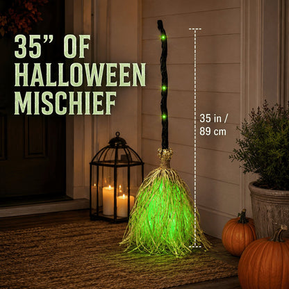 ??Last Day 50% OFF?? Halloween Magic Moving Witch Broom