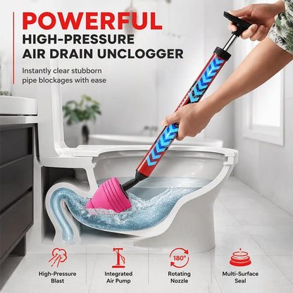 🔥50% OFF🔥🚽 Manual Air Pressure Drain Unclogger – Pump, Seal & Clear
