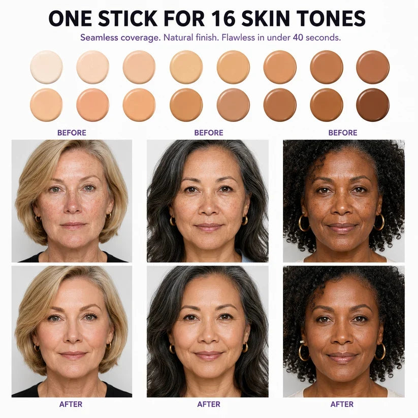 🔥BUY 1 FREE 1🔥Changing Foundation Stick  – The stick that makes mature skin glow again