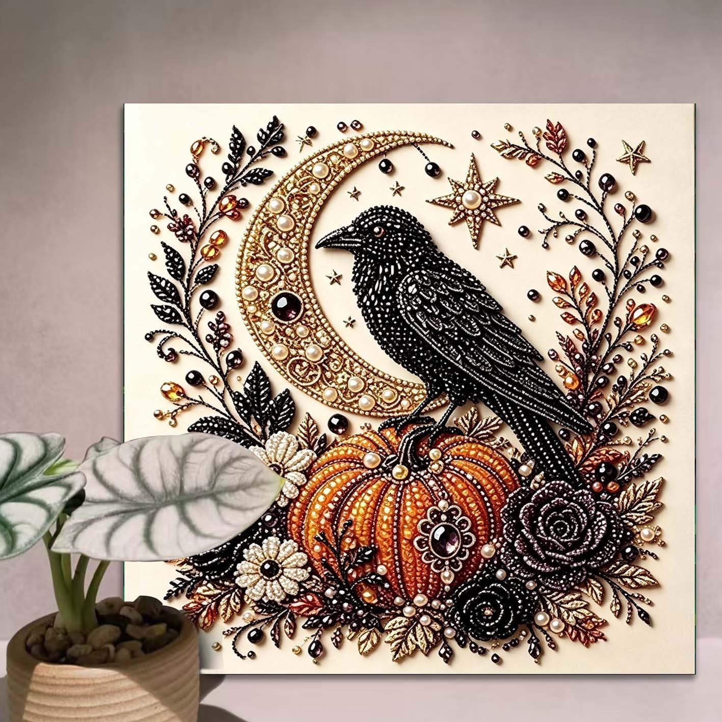 ?? 50% OFF Halloween DIY Pearl Art Kit ? Create, Sparkle & Decorate ?? Perfect Halloween Gift