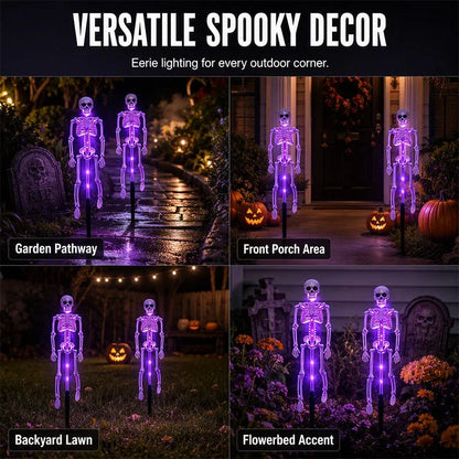 ?? LIMITED TIME 50% OFF ?? Halloween Skeleton Solar Lights ? Create A Spooky Glow For Your Yard Tonight