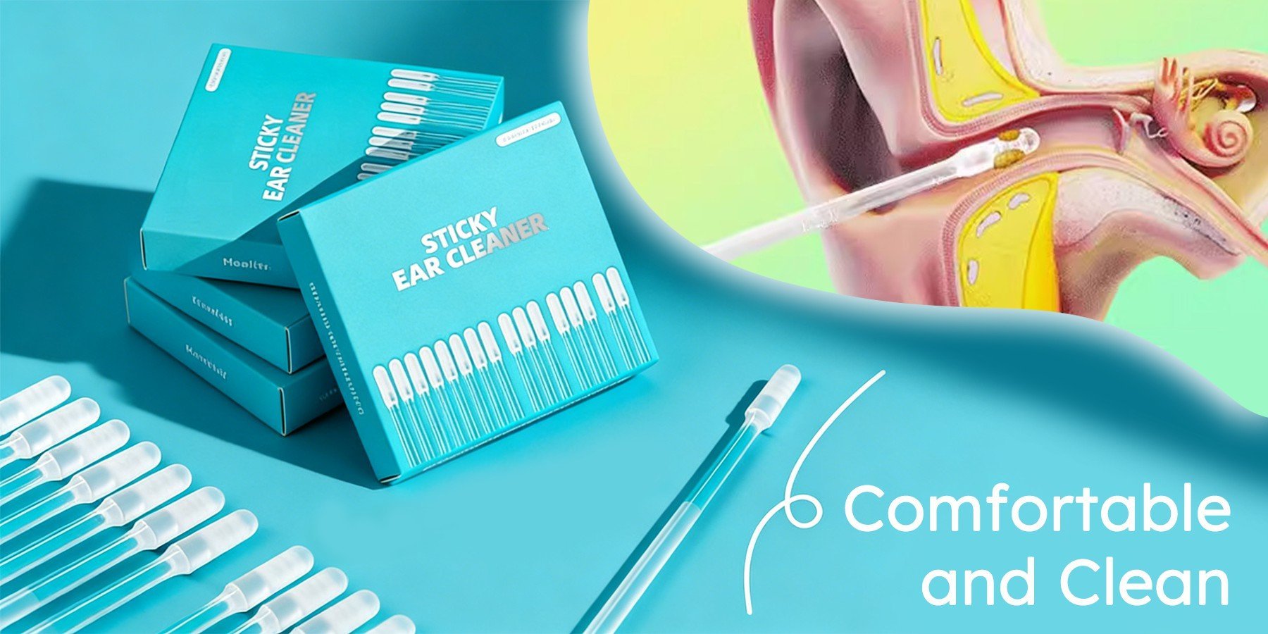 Ear Cleaner Sticky Pick