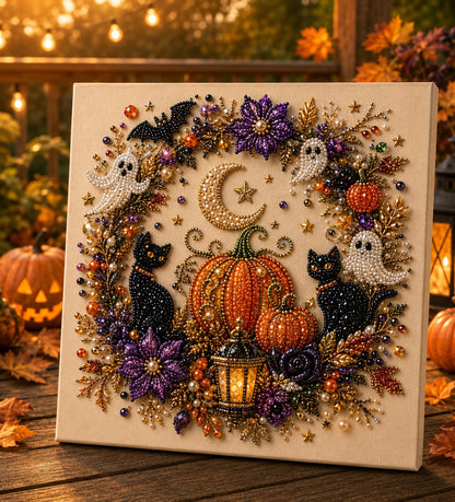 ?? Last Day 51% OFF ¨C ??? Halloween Pearl Art DIY Kit ¨C Turn Tiny Pearls into Spooky-Cute Magic