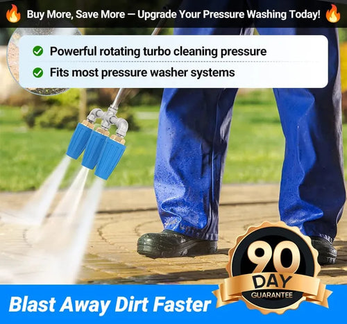 Dual/Triple Turbo Nozzle Pressure Washer