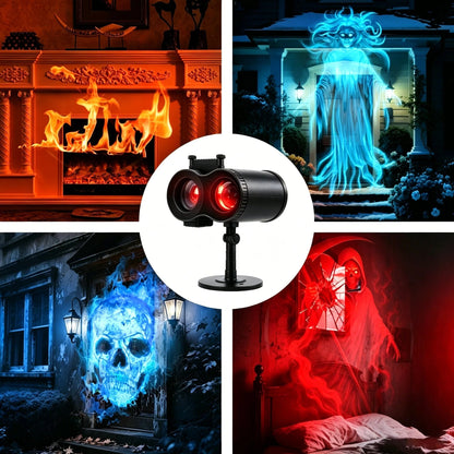 ??Turn Your Home Into a Haunted Halloween Wonderland | 10 Unique HD Projection Patterns, 32FT Ultra-Large Display