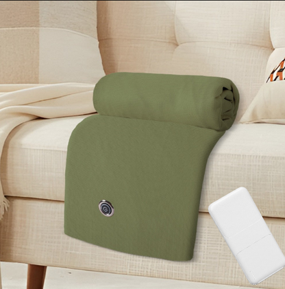 🔥CozyHug Portable Heated Shawl ✨Soft Zipper Wearable Electric Heating Blanket For All-Day Warmth