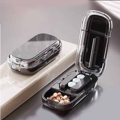 Portable Multi-Function Pill Cutter