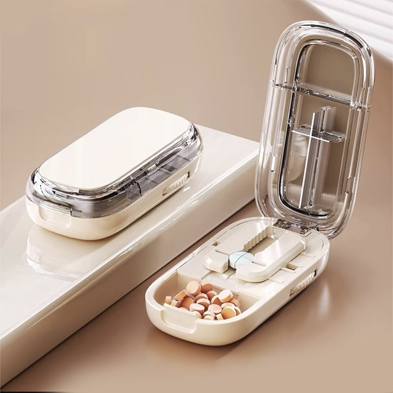 Portable Multi-Function Pill Cutter