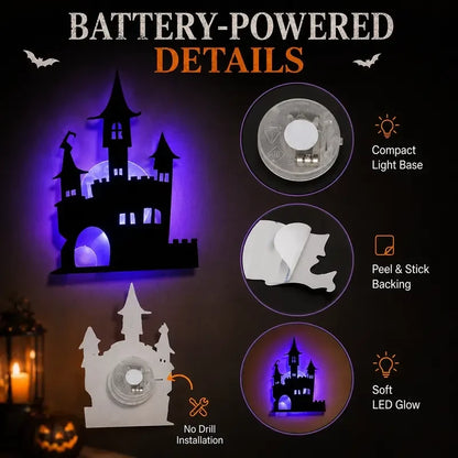 ?? 50% OFF Halloween LED Wall Light Stickers ?? Peel & Stick Spooky Decor