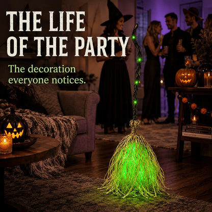 ??Last Day 50% OFF?? Halloween Magic Moving Witch Broom
