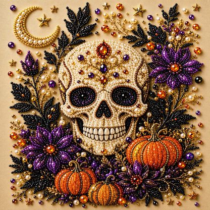 Halloween Ghost Diamond Painting Kit ¨C Pumpkin Cat DIY Home Decor