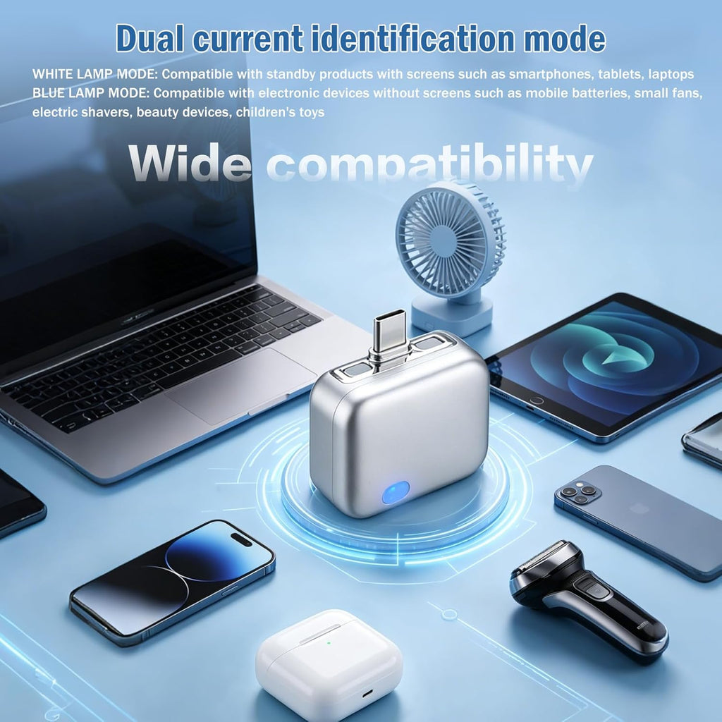 Smart Auto-Disconnect Cable: 100W PD Fast Charging, AI-Powered Overcharge Protection for iPhone, Android, Laptop & Earphones