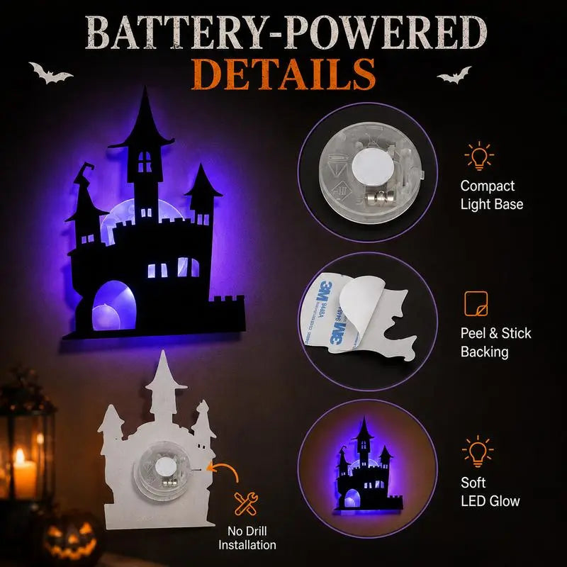 ???? 50% OFF! Halloween Glow in Dark Wall Stickers ¨C Turn Blank Walls into a Spooky Glow Scene ????