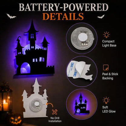 ???? 50% OFF! Halloween Glow in Dark Wall Stickers ¨C Turn Blank Walls into a Spooky Glow Scene ????