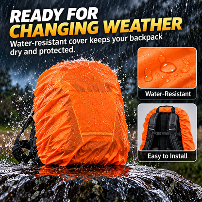🚴 LED Turn Signal Cycling Backpack – Wireless Remote Control & Rear Safety Lights