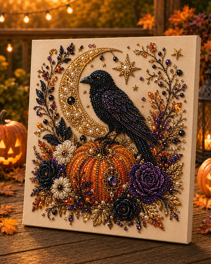 ?? Last Day 49% OFF ¨C ??? Halloween Pearl Art DIY Kit ¨C Turn Tiny Pearls into Spooky-Cute Magic