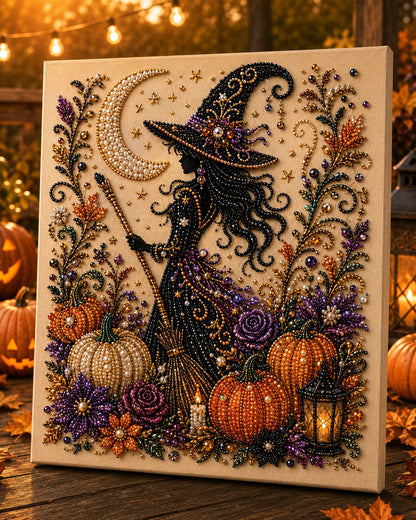 ?? Last Day 49% OFF ¨C ??? Halloween Pearl Art DIY Kit ¨C Turn Tiny Pearls into Spooky-Cute Magic