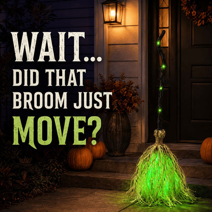??Last Day 50% OFF?? Halloween Magic Moving Witch Broom