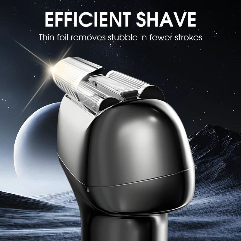 🪒men's Rechargeable Foil Electric Shaver ⚡🧔– Efficient Close Shaving, Cordless Portable Wet & Dry Beard Razor For Daily Grooming