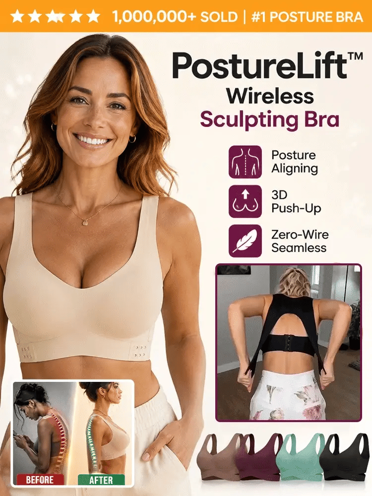 PostureLif  Posture Correcting Seamless Bra | Lifts in 3s & Instantly Smooths Back Fat
