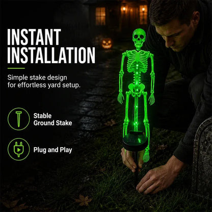 ?? LIMITED TIME 50% OFF ?? Halloween Skeleton Solar Lights ? Create A Spooky Glow For Your Yard Tonight
