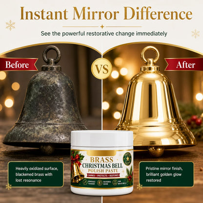 📢 50% Off! Brass & Copper Polish Cream – Removes Tarnish & Restores Shine To Bells & Home Decor ✨⭐