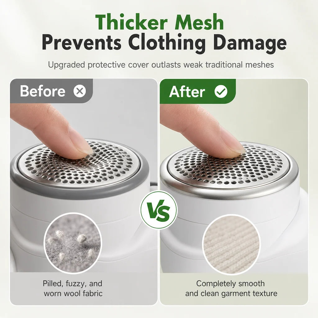 🚨 50% off for the first 50 customers! 🧥 Rechargeable electric fabric shaver with a smart digital display.