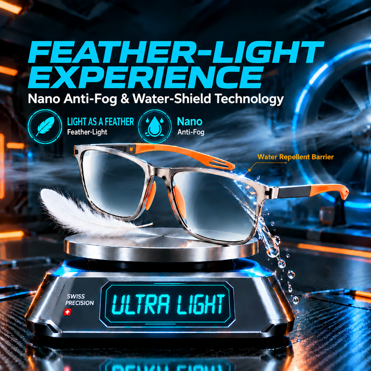 👓One pair of glasses for a lifetime!✨New photosensitive color-changing reading glasses see far see near multi-focus men's and women's high-definition middle-aged and old presbyopia glasses anti-blue light
