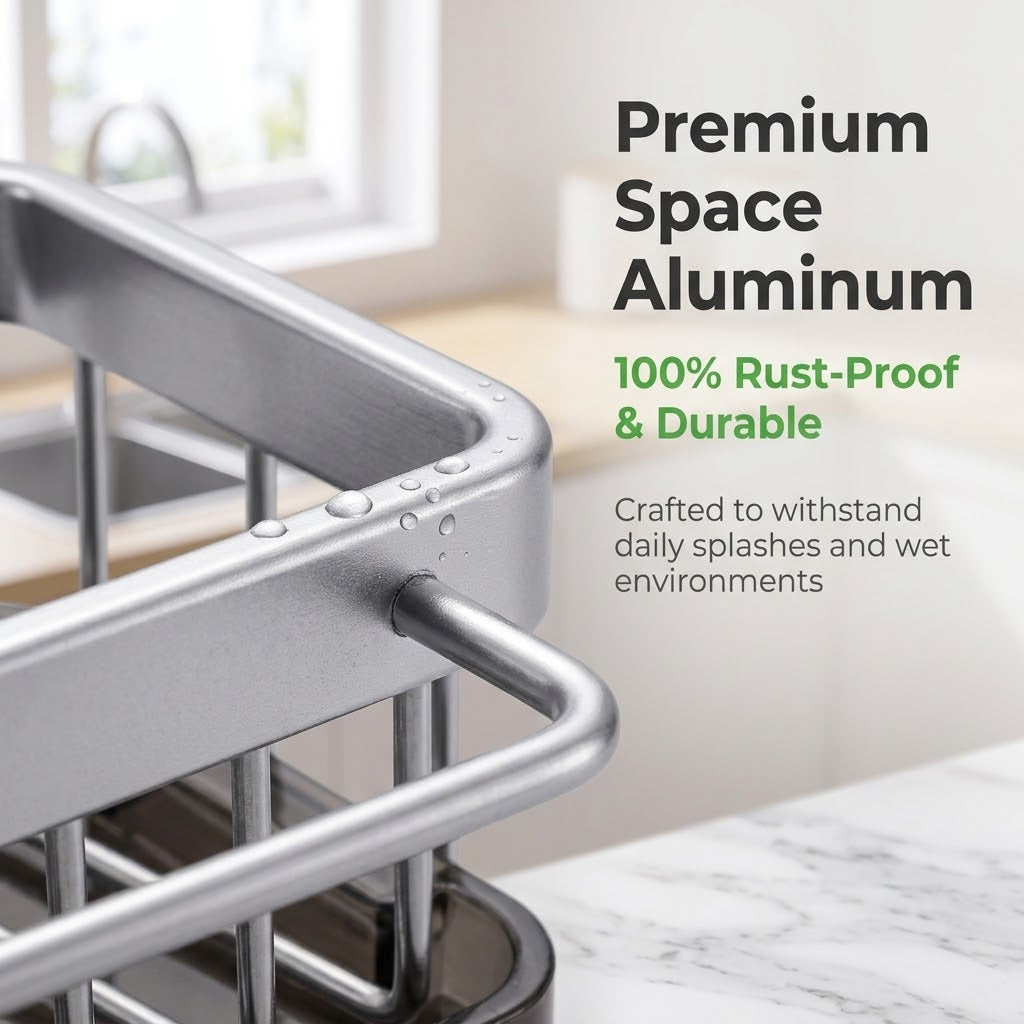 Kitchen Faucet Storage Rack
