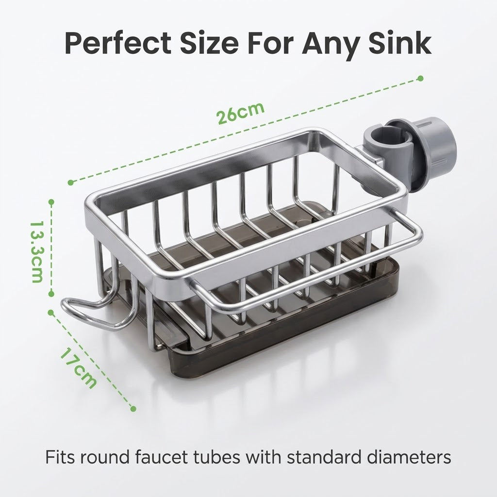 Kitchen Faucet Storage Rack
