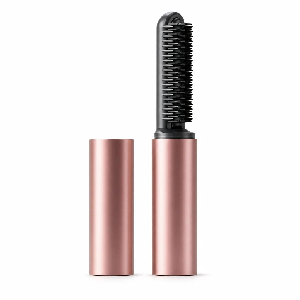 🎀50% OFF🎀Cordless Mini Heated Hair Straightener Brush Portable Rechargeable Hair Styling Comb for Bangs and Volumizing