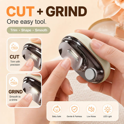 🔥62% OFF NOW🔥🔋2-in-1 Electric Nail Clipper with LED