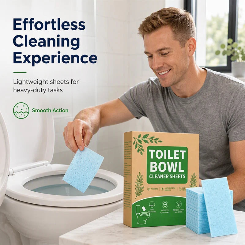 🚽 Buy 1 Get 1 Free NOW! ✨ Quick-Dissolving Toilet Cleaning Sheets – Fresh, Easy & Effective Cleaning 💧
