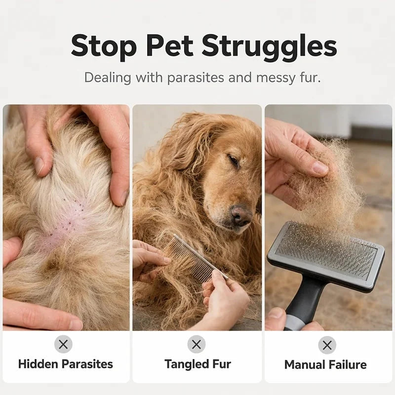 🐶Electric Pet Flea Remover and Detangling Comb