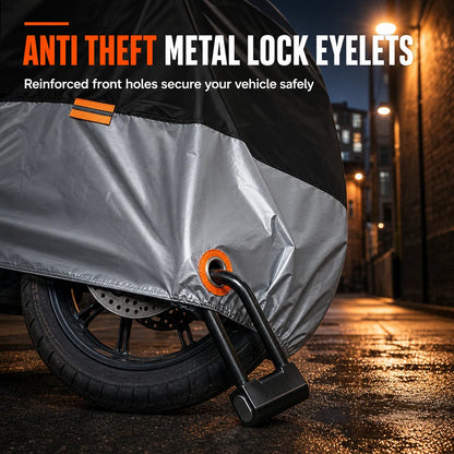 Protect Your Motorcycle Instantly! Waterproof All-Weather Oxford Cover