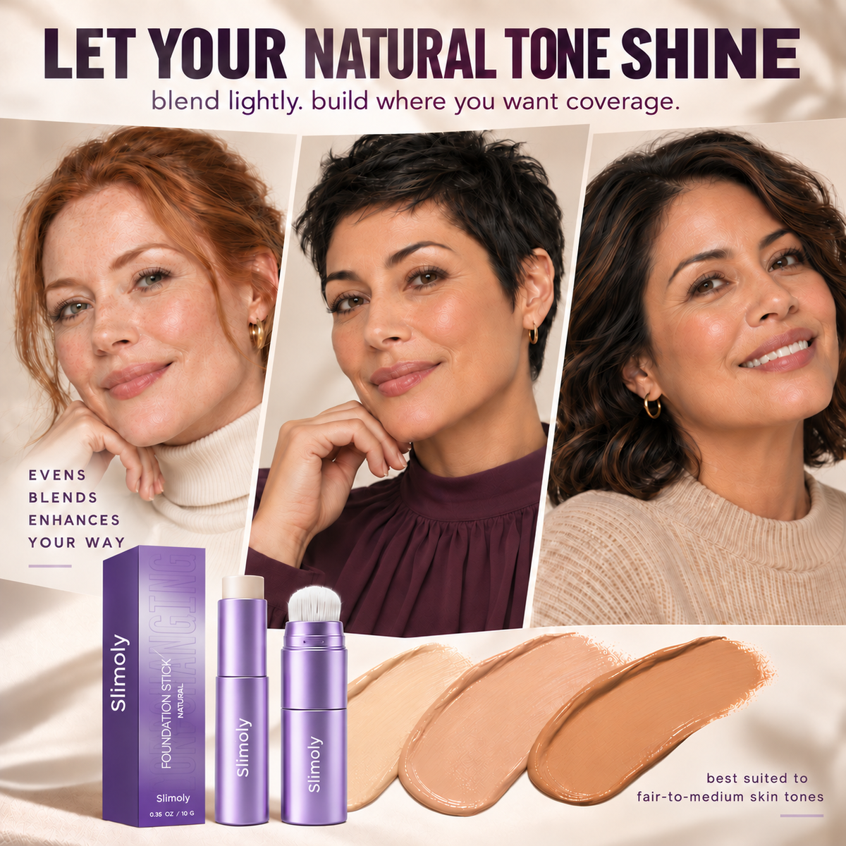 🔥BUY 1 FREE 1🔥Changing Foundation Stick  – The stick that makes mature skin glow again