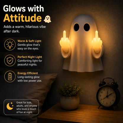 ?? Funny Ghost Middle Finger Night Light ?? 50% OFF Today Only!