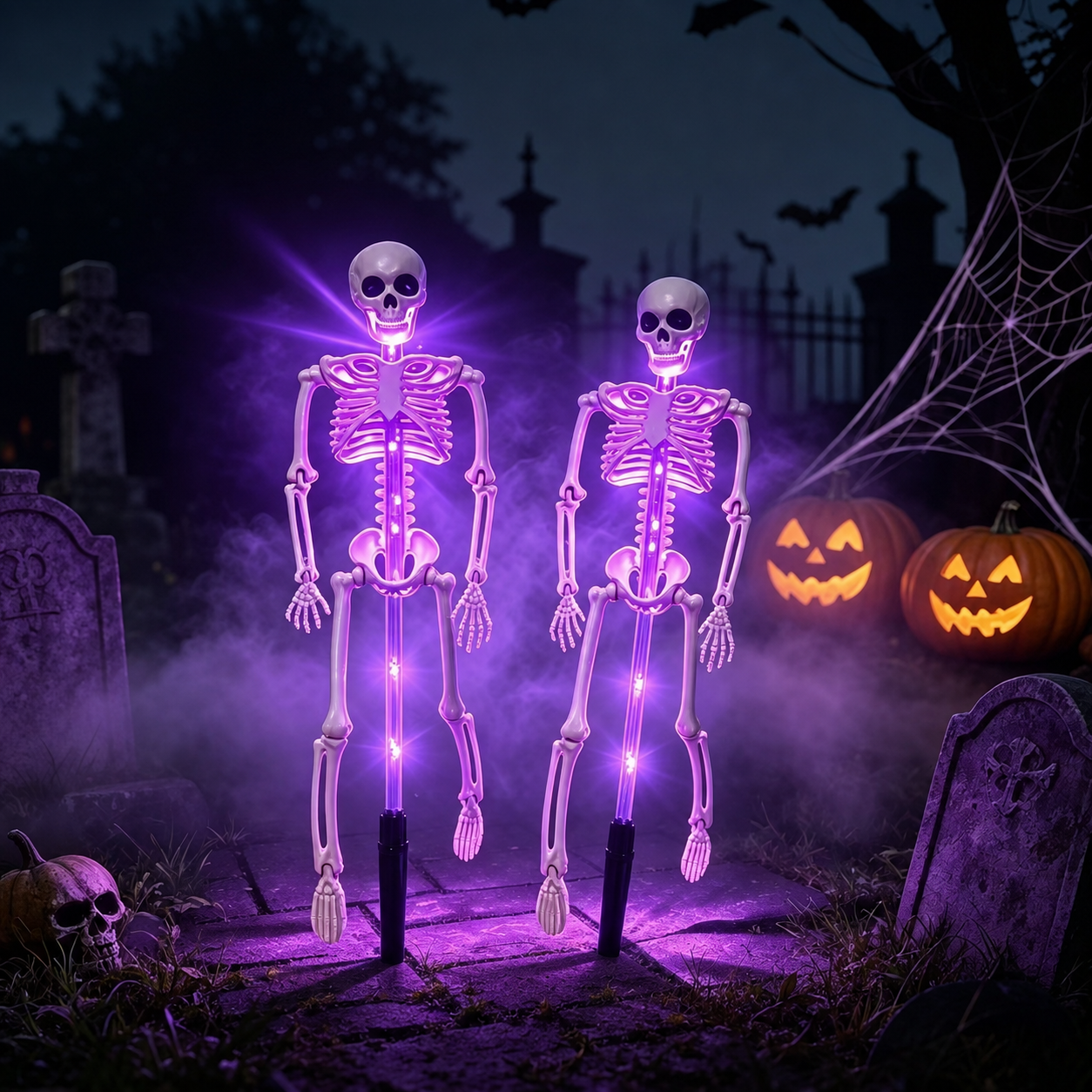 ?? LIMITED TIME 50% OFF ?? Halloween Skeleton Solar Lights ? Create A Spooky Glow For Your Yard Tonight