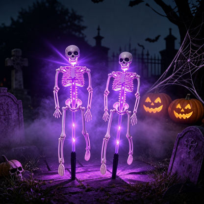 ?? LIMITED TIME 50% OFF ?? Halloween Skeleton Solar Lights ? Create A Spooky Glow For Your Yard Tonight