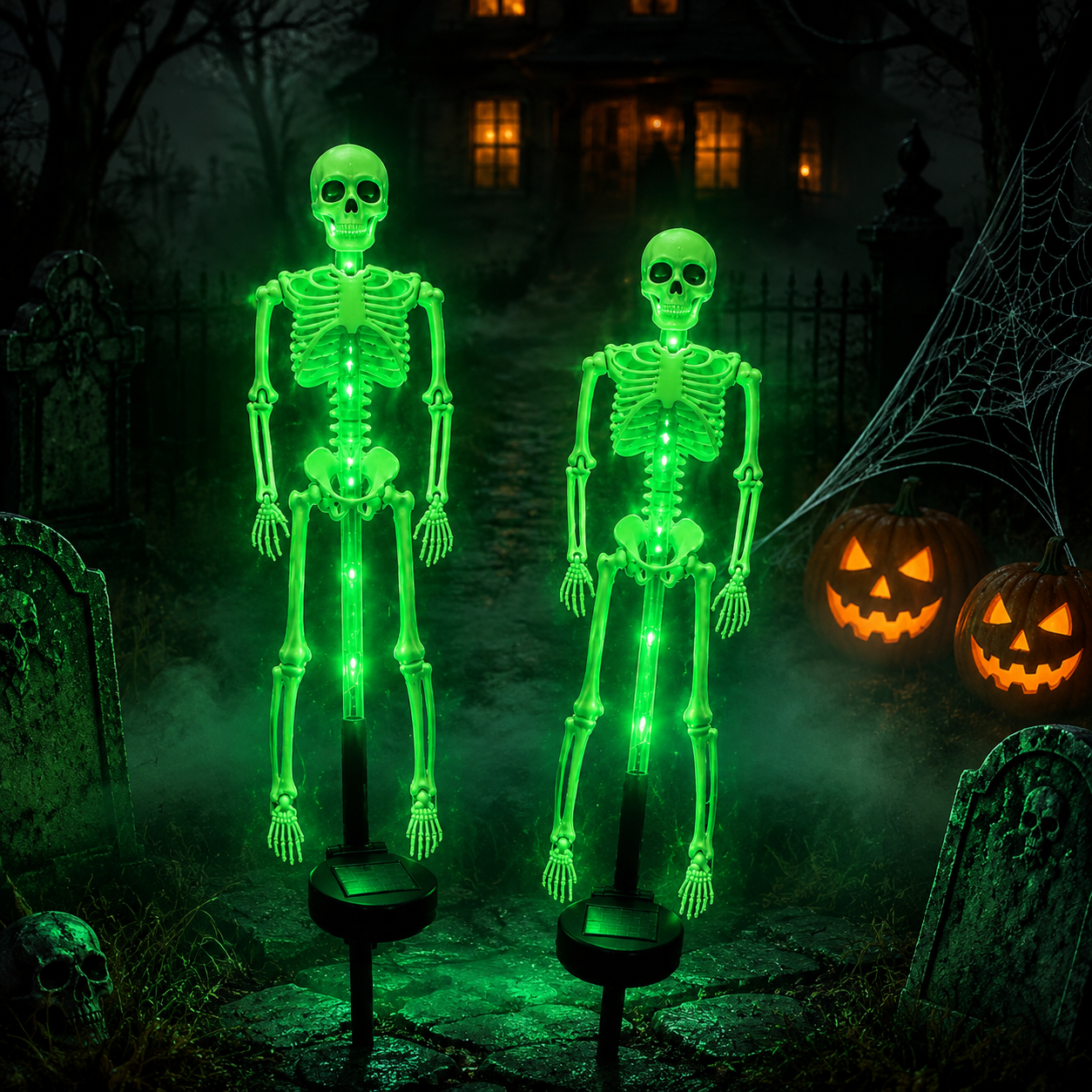 ?? LIMITED TIME 50% OFF ?? Halloween Skeleton Solar Lights ? Create A Spooky Glow For Your Yard Tonight