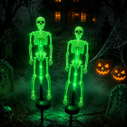 ?? LIMITED TIME 50% OFF ?? Halloween Skeleton Solar Lights ? Create A Spooky Glow For Your Yard Tonight