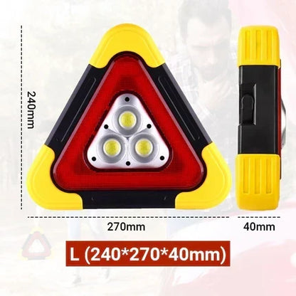 🚗Huge Sale - 50% Off 🆘3-in-1 Solar Emergency Roadside Warning Triangle✨
