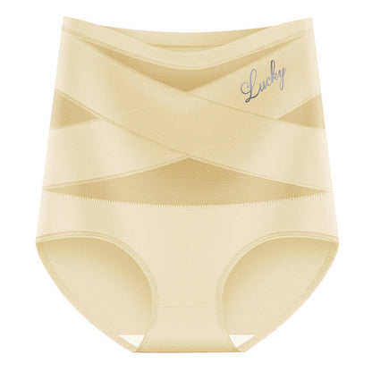 🌸BUY 1 FREE 1✨Plus-Size High-Waist Cross Tummy Control Panties