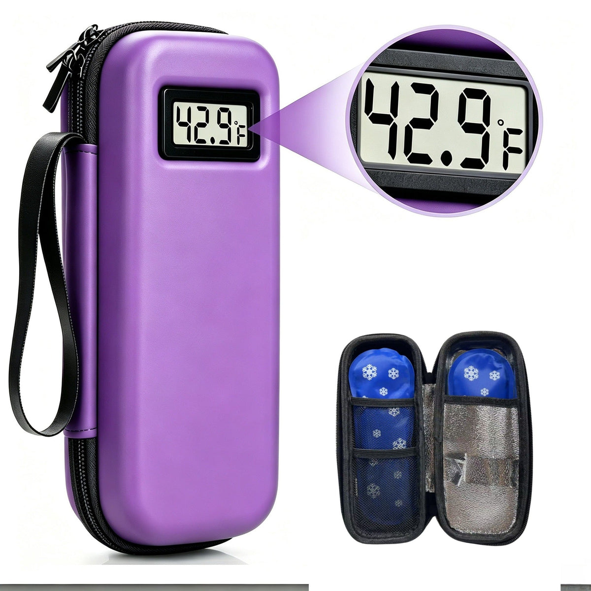 🔥Insulin Cooler Travel Case with Temperature Display